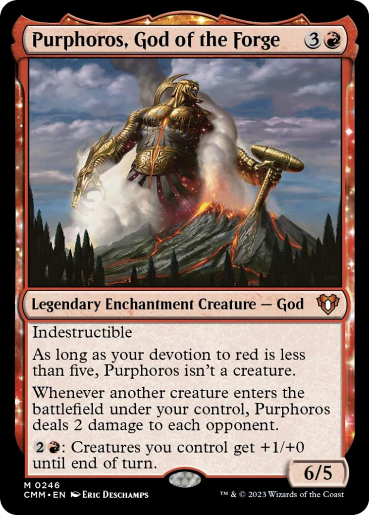 Purphoros, God of the Forge [Commander Masters] | Gam3 Escape
