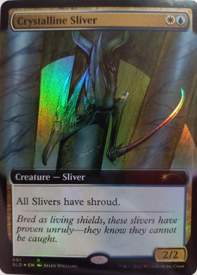 Crystalline Sliver (Extended Art) [Secret Lair Drop Promos] | Gam3 Escape