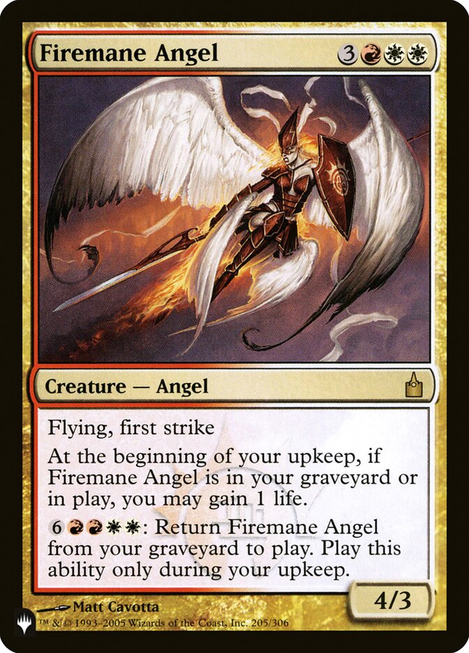 Firemane Angel [The List] | Gam3 Escape