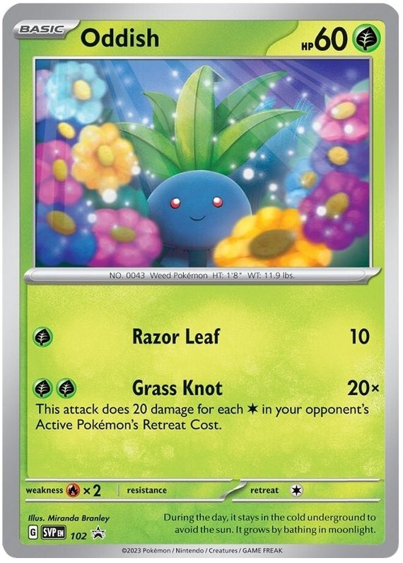 Oddish (102) [Scarlet & Violet: Black Star Promos] | Gam3 Escape
