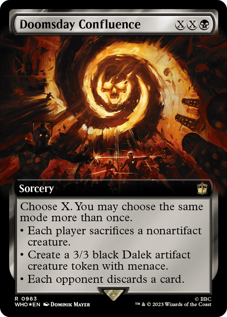 Doomsday Confluence (Extended Art) (Surge Foil) [Doctor Who] | Gam3 Escape