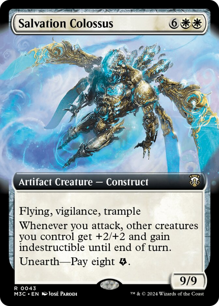 Salvation Colossus (Extended Art) (Ripple Foil) [Modern Horizons 3 Commander] | Gam3 Escape