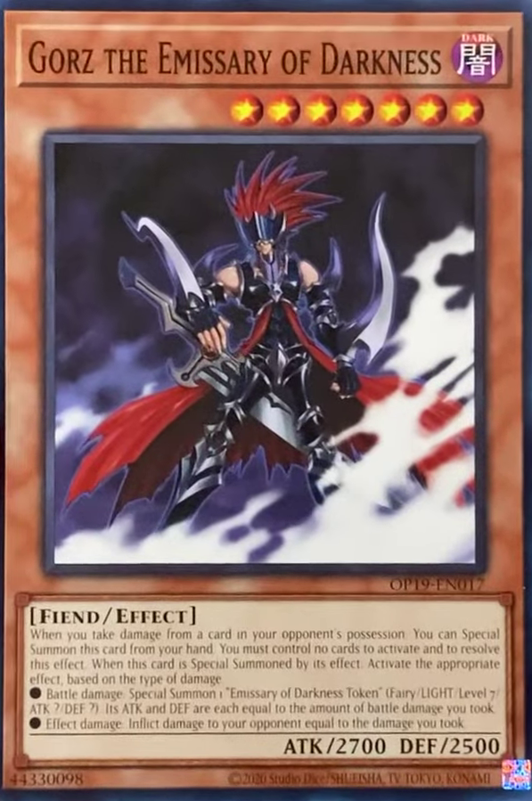 Gorz the Emissary of Darkness [OP19-EN017] Common | Gam3 Escape