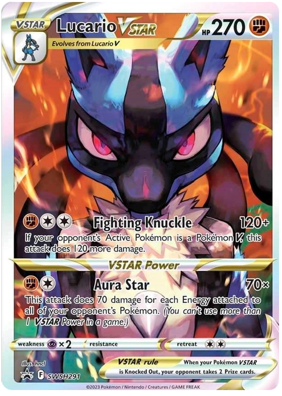 Lucario VSTAR (SWSH291) [Sword & Shield: Black Star Promos] | Gam3 Escape