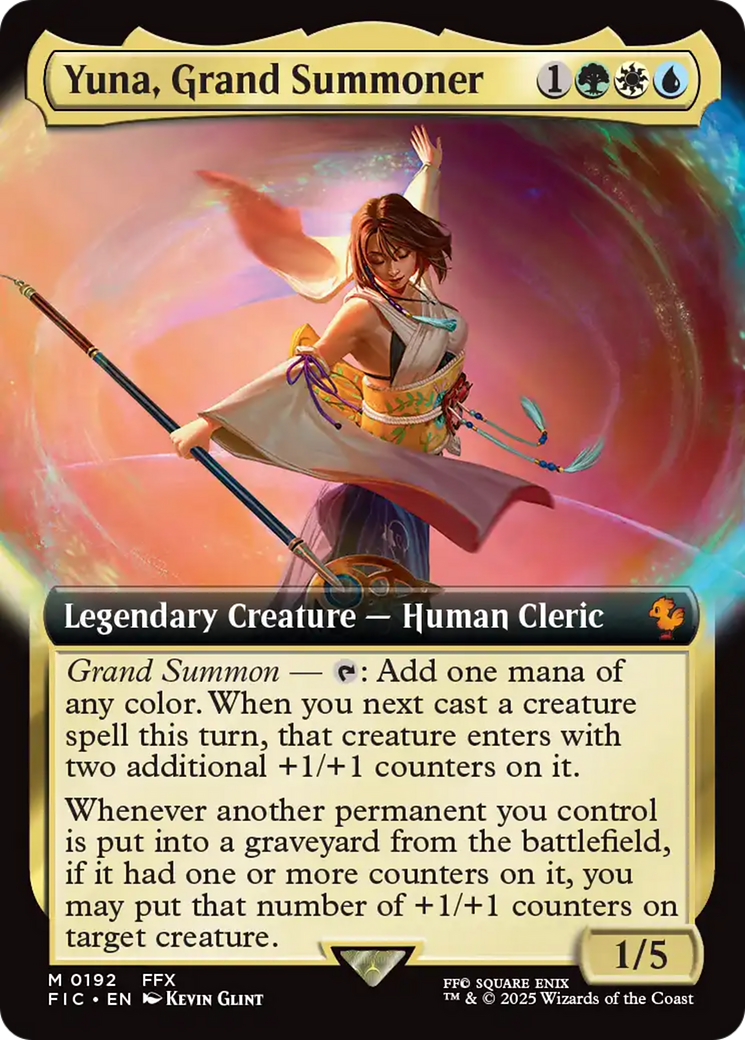 Yuna, Grand Summoner (Extended Art) [FINAL FANTASY Commander] | Gam3 Escape