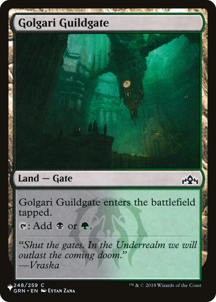 Golgari Guildgate [The List] | Gam3 Escape