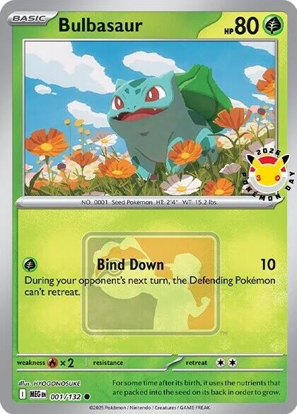 Bulbasaur (001/132) (Pokemon Day 2026) [Miscellaneous Cards] | Gam3 Escape