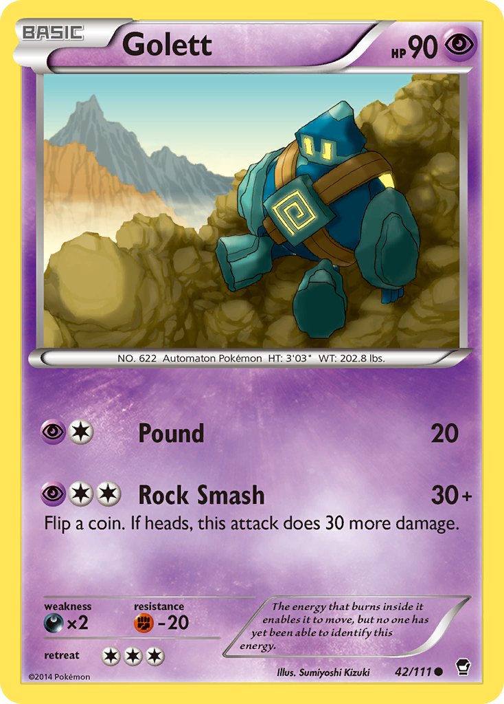 Golett (42/111) [XY: Furious Fists] | Gam3 Escape