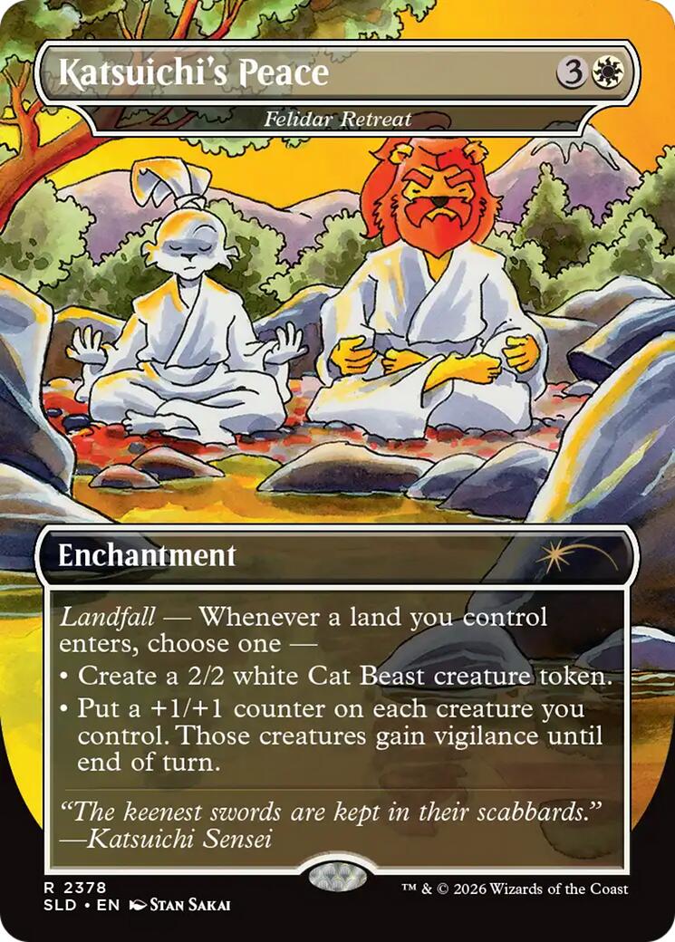 Katsuichi's Peace - Felidar Retreat [Secret Lair Drop Series] | Gam3 Escape