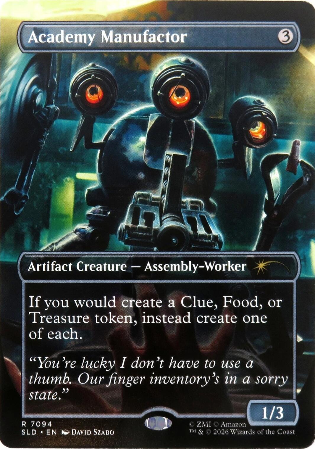 Academy Manufactor (7094) [Secret Lair Drop Series] | Gam3 Escape