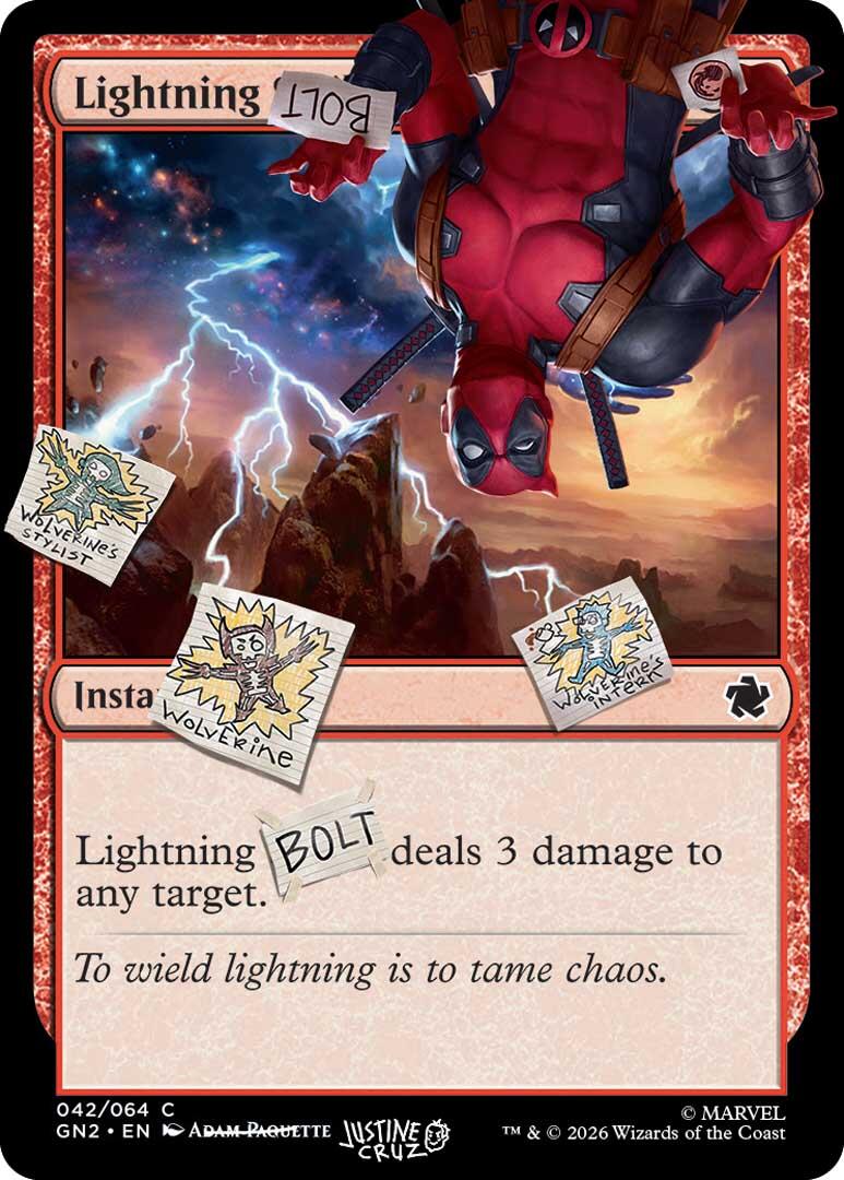 Lightning Bolt (042) [Secret Lair Drop Series] | Gam3 Escape