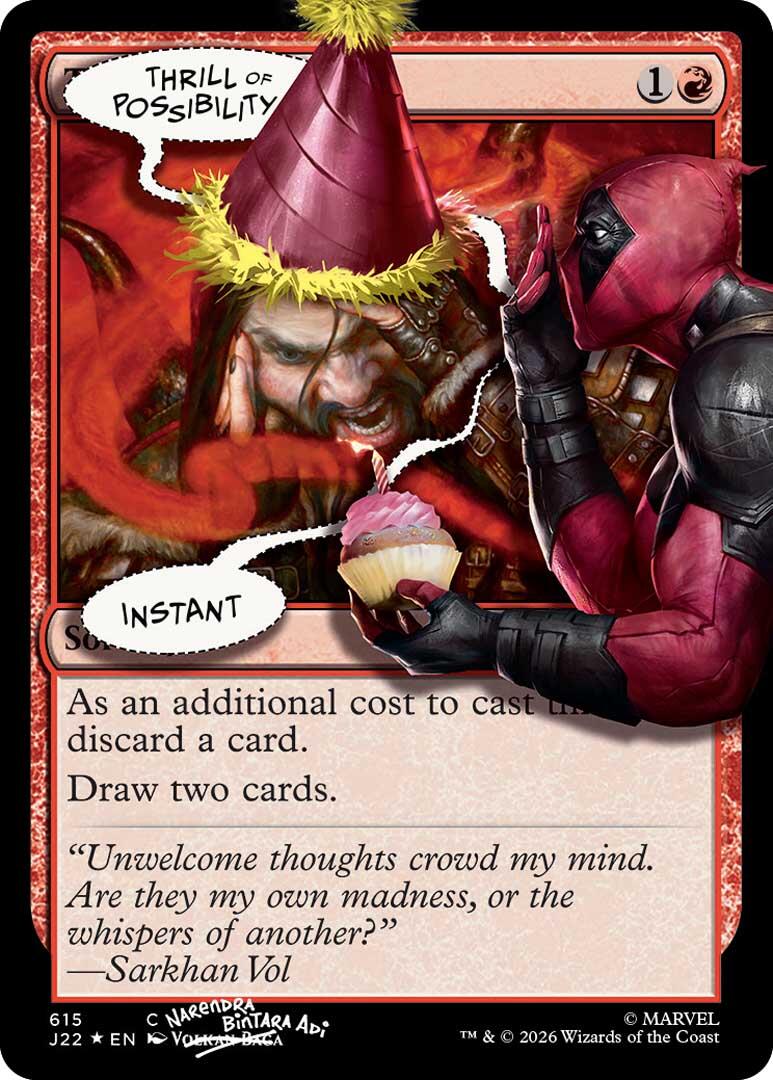 Thrill of Possibility (615) (Pool Party Foil) [Secret Lair Drop Series] | Gam3 Escape