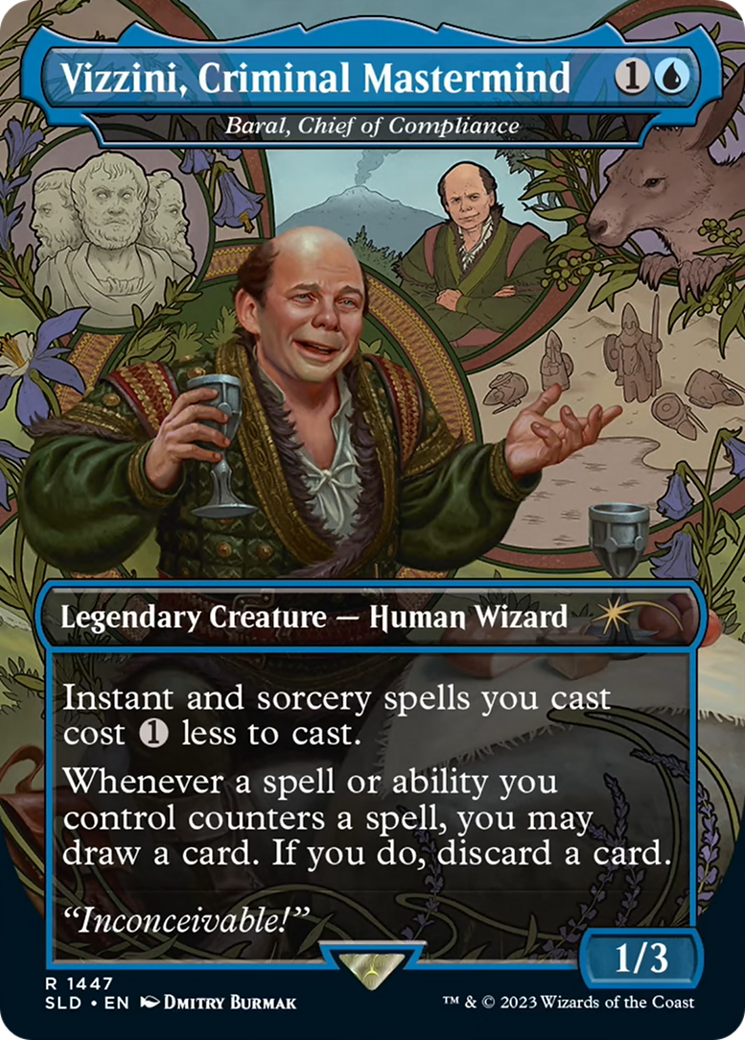 Vizzini, Criminal Mastermind - Baral, Chief of Compliance [Secret Lair Drop Series] | Gam3 Escape