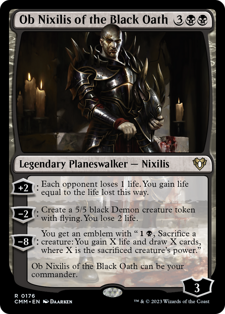 Ob Nixilis of the Black Oath [Commander Masters] | Gam3 Escape