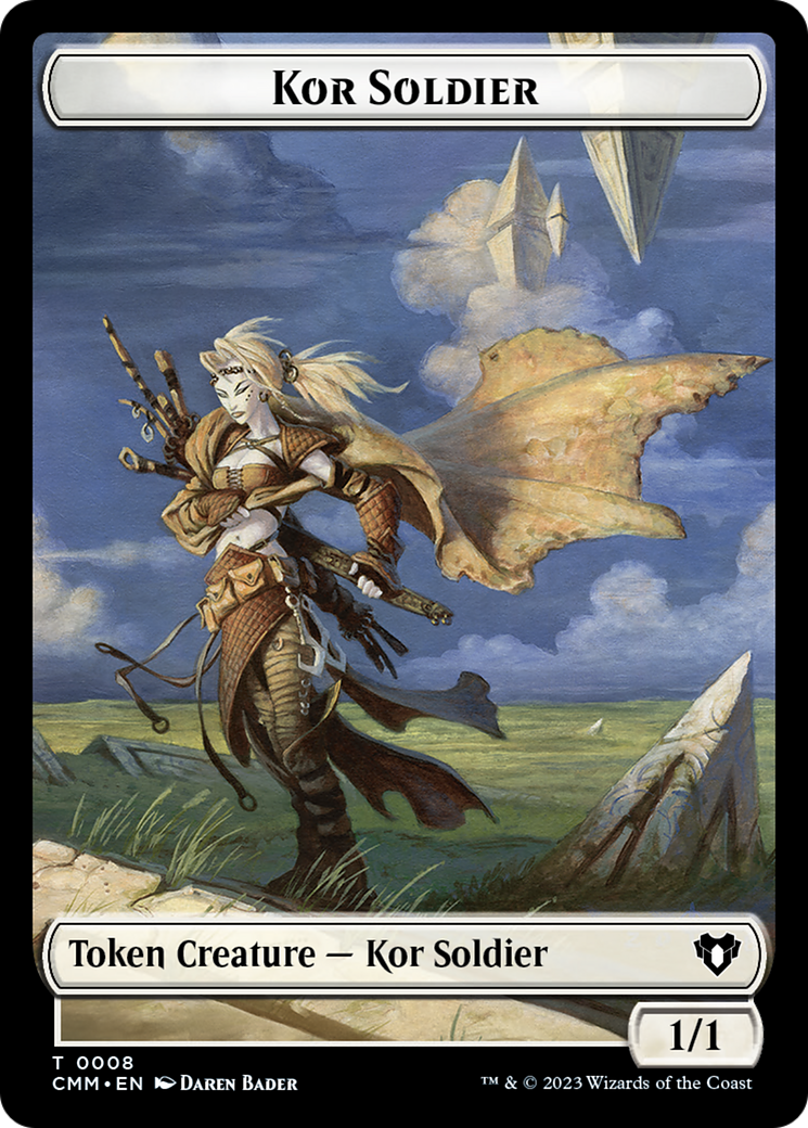 Kor Soldier Token [Commander Masters Tokens] | Gam3 Escape