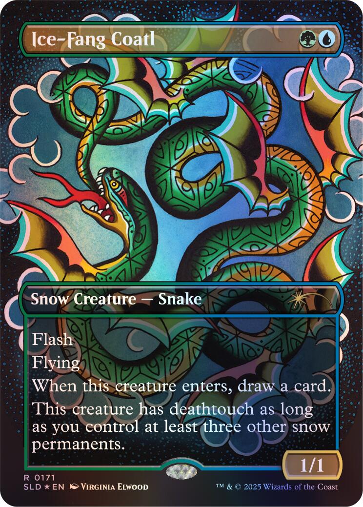 Ice-Fang Coatl (0171) (Rainbow Foil) [Secret Lair Drop Series] | Gam3 Escape
