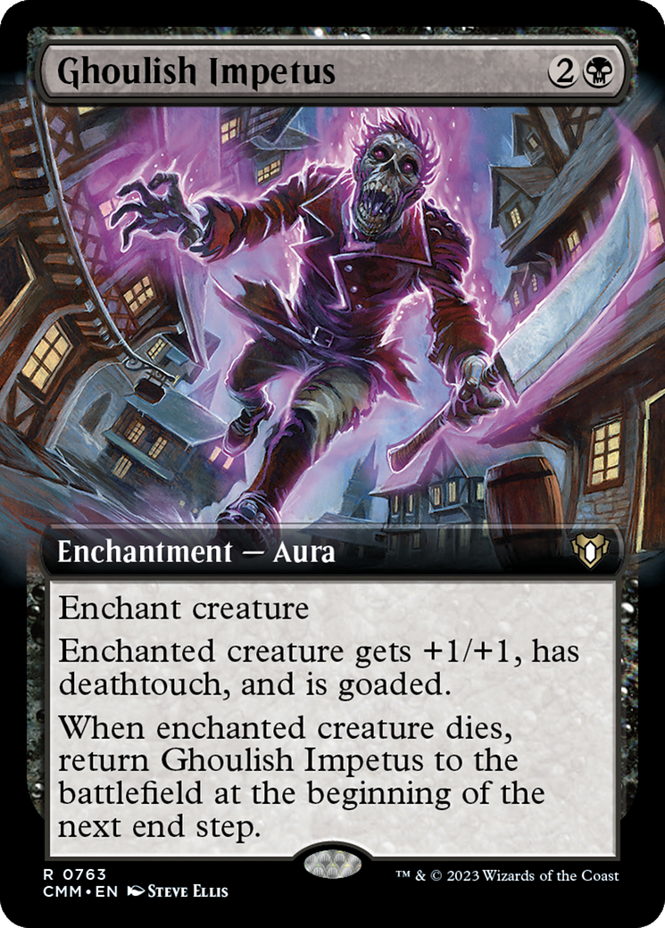 Ghoulish Impetus (Extended Art) [Commander Masters] | Gam3 Escape