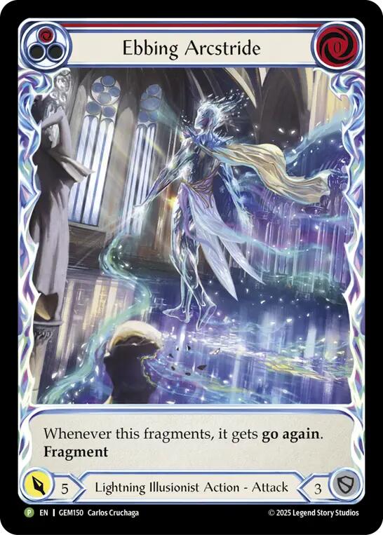 Ebbing Arcstride (Red) [GEM150] (GEM Pack 5)  Rainbow Foil | Gam3 Escape