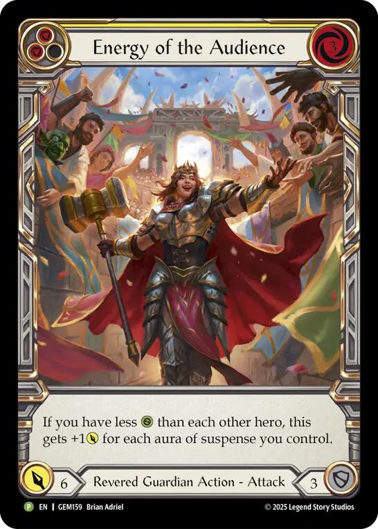 Energy of the Audience (Yellow) [GEM159] (GEM Pack 5) | Gam3 Escape