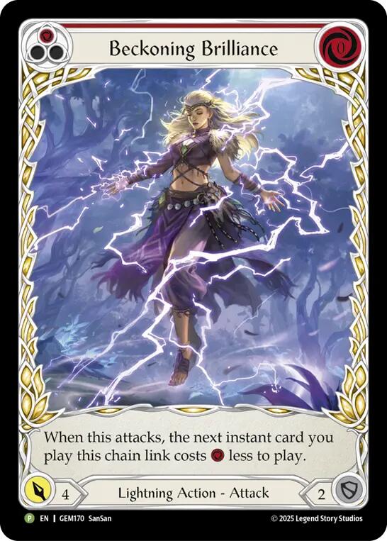 Beckoning Brilliance (Red) [GEM170] (GEM Pack 5) | Gam3 Escape