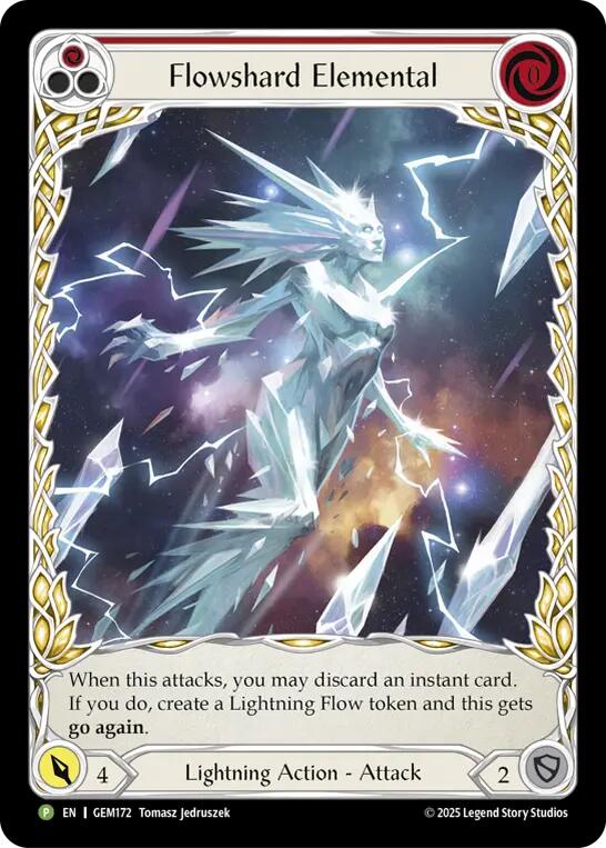 Flowshard Elemental (Red) [GEM172] (GEM Pack 5) | Gam3 Escape