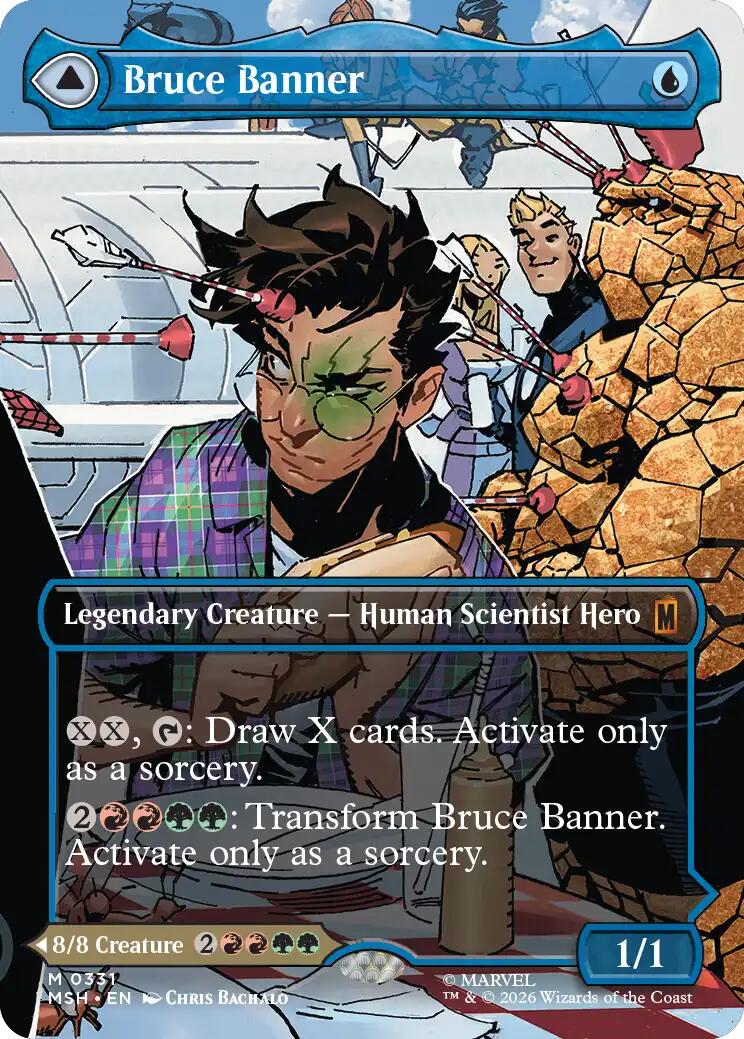 Bruce Banner (Borderless) (0331) [Marvel Super Heroes] | Gam3 Escape