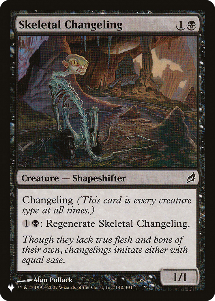 Skeletal Changeling [The List Reprints] | Gam3 Escape