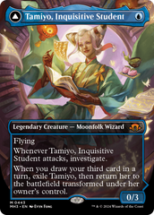 Tamiyo, Inquisitive Student // Tamiyo, Seasoned Scholar (Borderless) [Modern Horizons 3] | Gam3 Escape