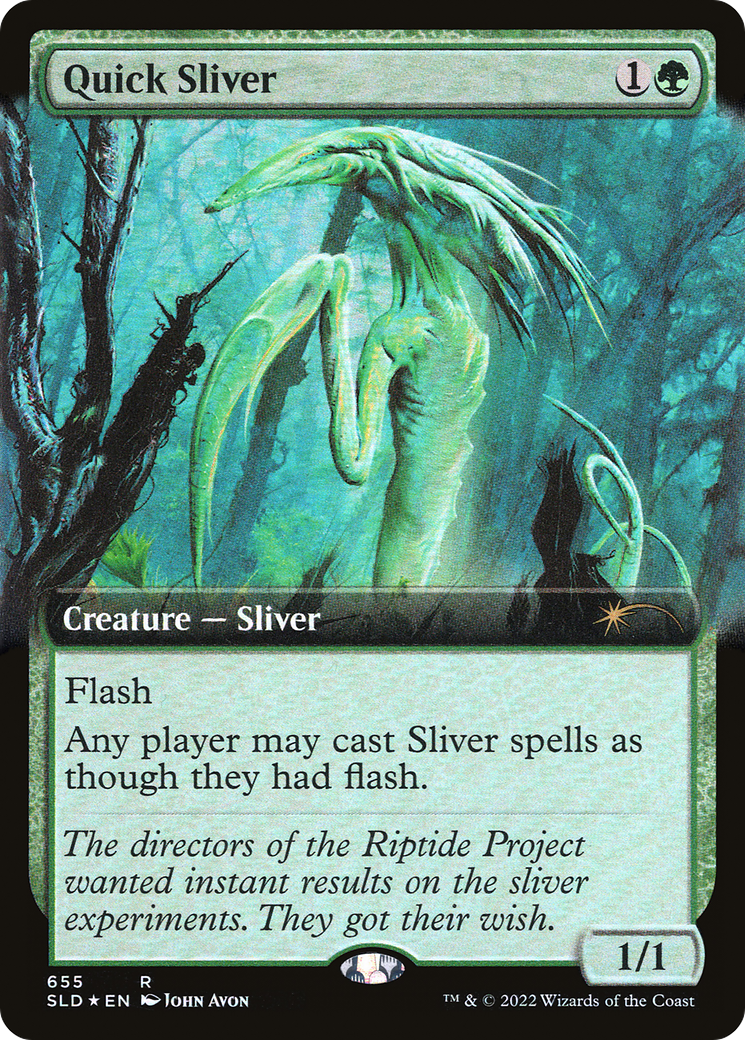 Quick Sliver (Extended Art) [Secret Lair Drop Promos] | Gam3 Escape