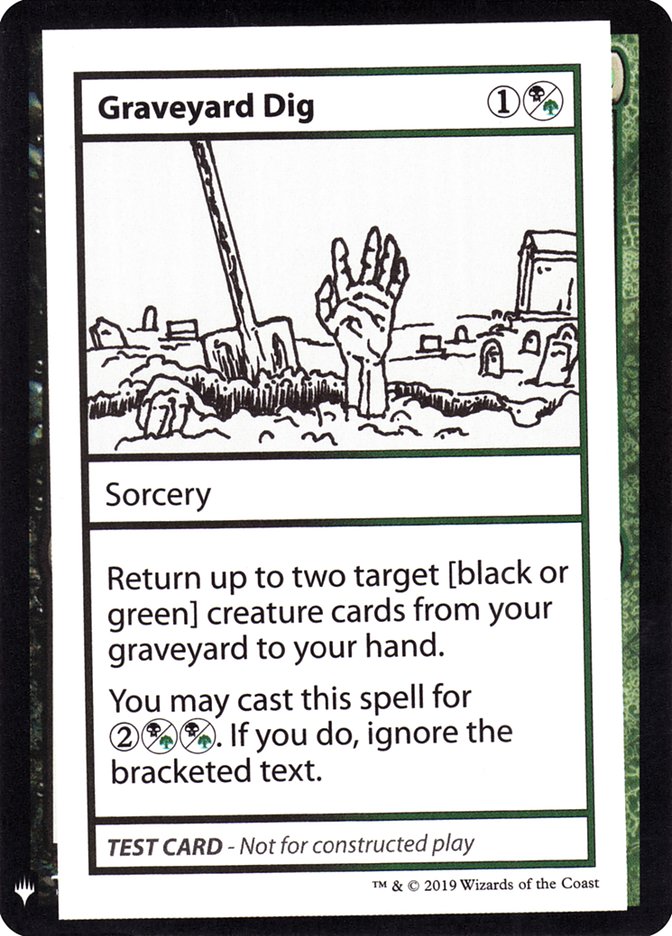 Graveyard Dig [Mystery Booster Playtest Cards] | Gam3 Escape