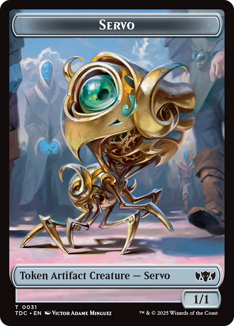 Servo // Warrior Double-Sided Token [Tarkir: Dragonstorm Commander Tokens] | Gam3 Escape