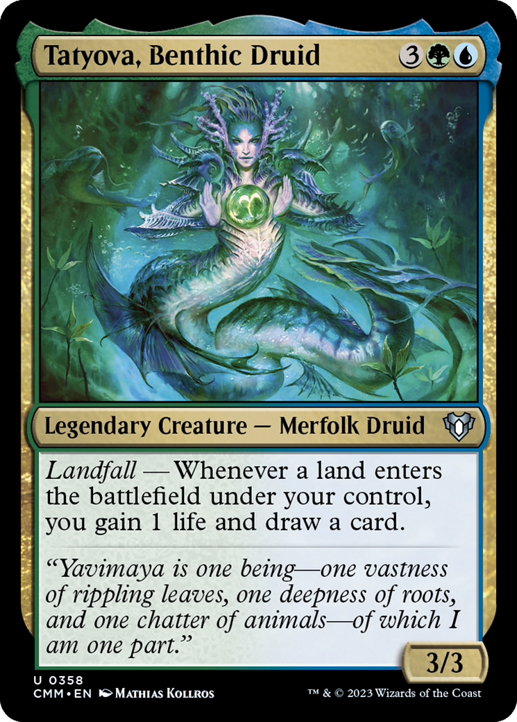 Tatyova, Benthic Druid [Commander Masters] | Gam3 Escape