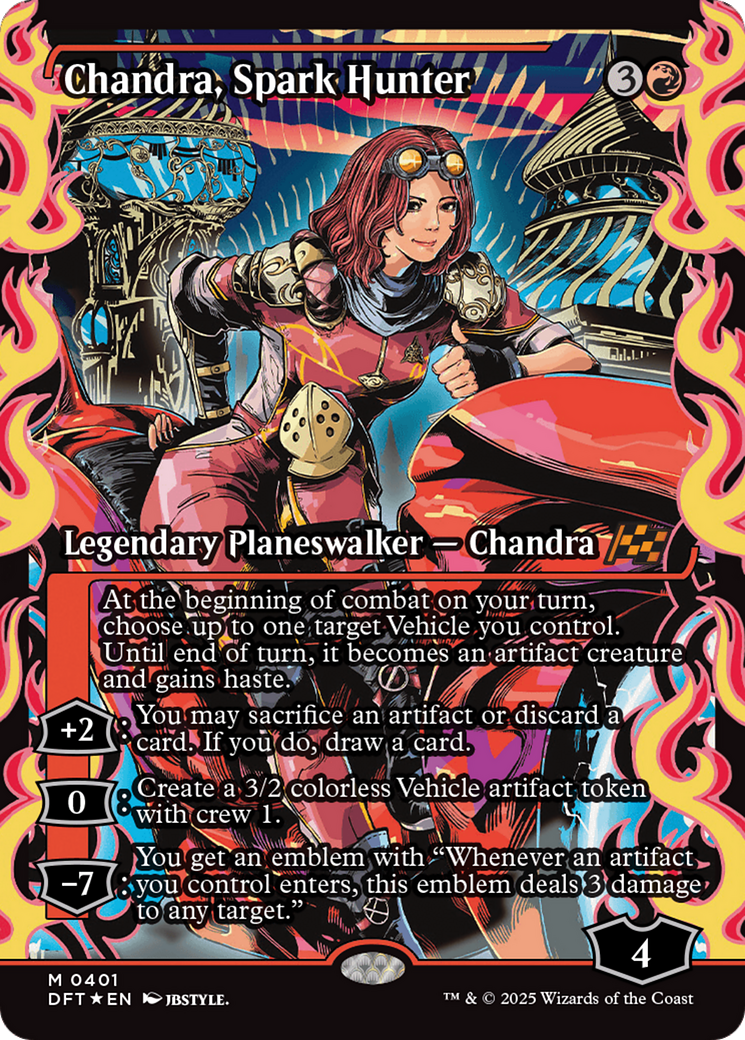 Chandra, Spark Hunter (Showcase) [Aetherdrift] | Gam3 Escape