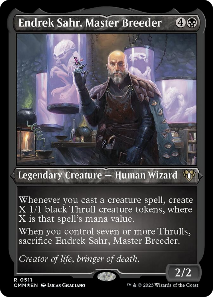 Endrek Sahr, Master Breeder (Foil Etched) [Commander Masters] | Gam3 Escape