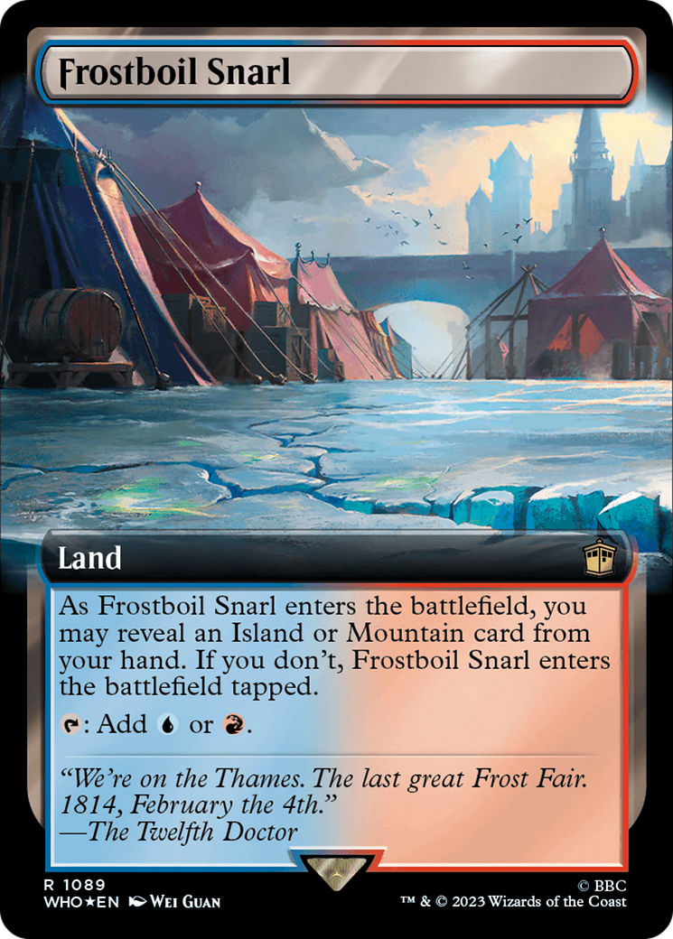 Frostboil Snarl (Extended Art) (Surge Foil) [Doctor Who] | Gam3 Escape