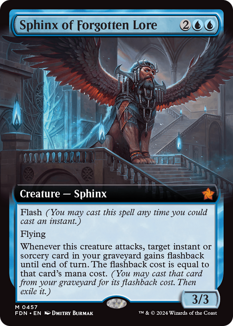 Sphinx of Forgotten Lore (Extended Art) [Foundations] | Gam3 Escape