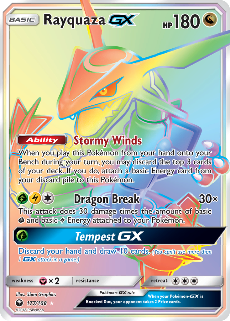 Rayquaza GX (177/168) [Sun & Moon: Celestial Storm] | Gam3 Escape