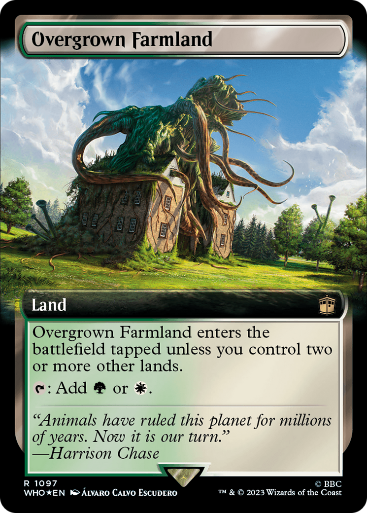 Overgrown Farmland (Extended Art) (Surge Foil) [Doctor Who] | Gam3 Escape