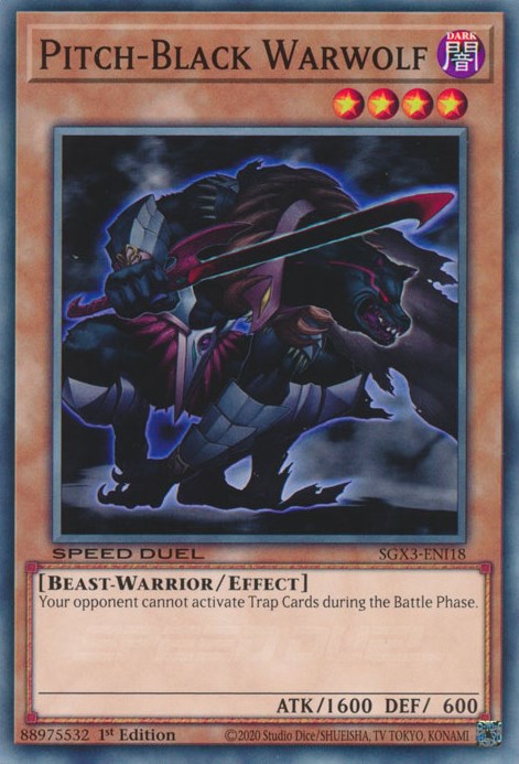 Pitch-Black Warwolf [SGX3-ENI18] Common | Gam3 Escape