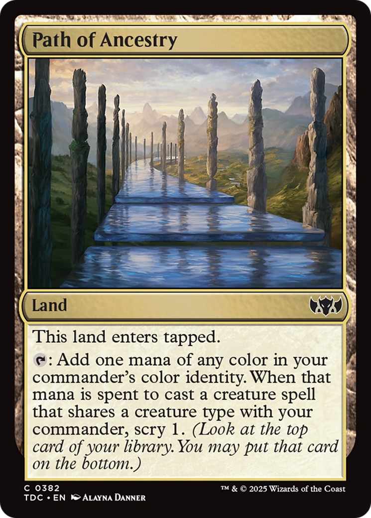 Path of Ancestry [Tarkir: Dragonstorm Commander] | Gam3 Escape