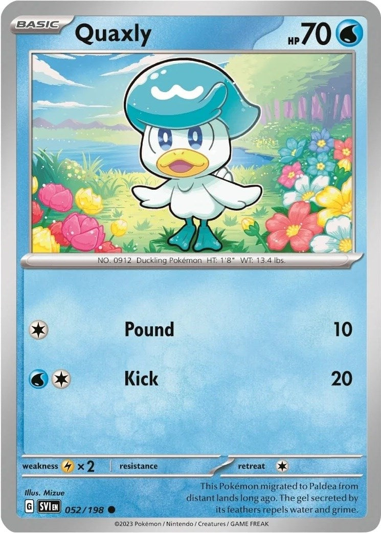Quaxly (052/198) (Paldea Collection) [Scarlet & Violet: Base Set] | Gam3 Escape