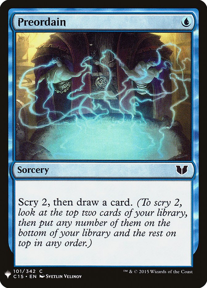 Preordain [Mystery Booster] | Gam3 Escape