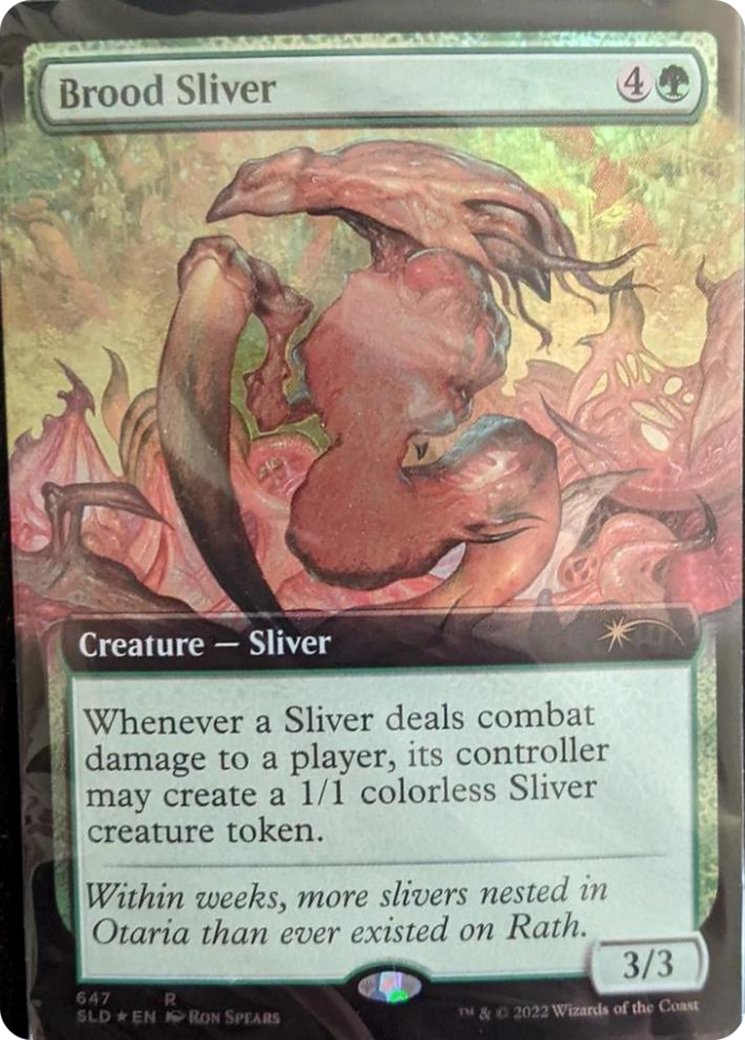 Brood Sliver (Extended Art) [Secret Lair Drop Promos] | Gam3 Escape