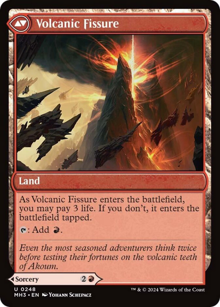 Sundering Eruption // Volcanic Fissure [Modern Horizons 3] | Gam3 Escape