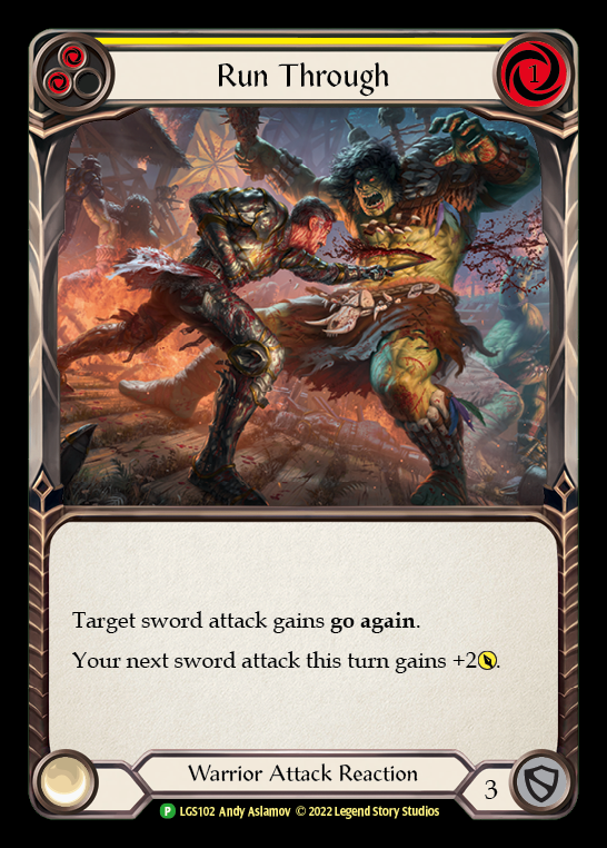 Run Through [LGS102] (Promo)  Rainbow Foil | Gam3 Escape