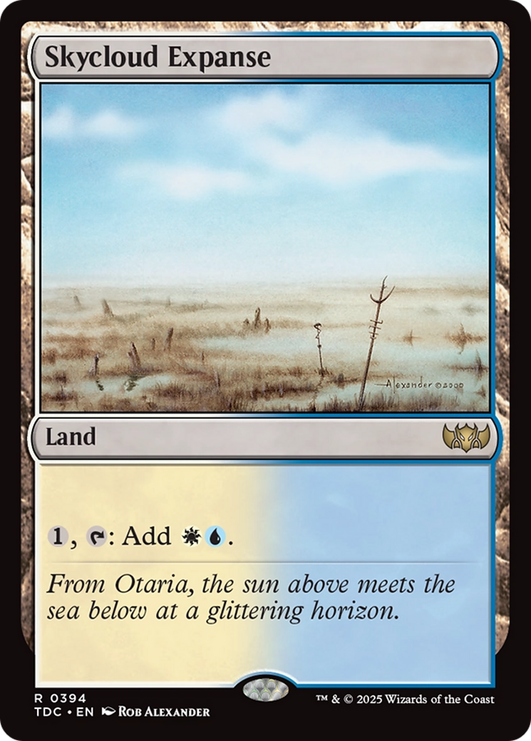Skycloud Expanse [Tarkir: Dragonstorm Commander] | Gam3 Escape