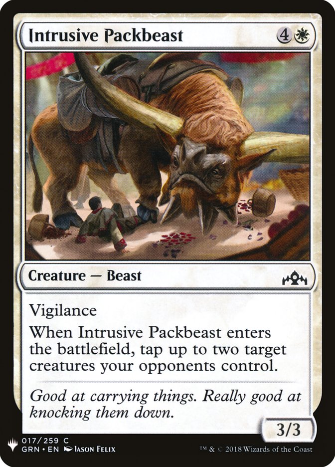 Intrusive Packbeast [Mystery Booster] | Gam3 Escape