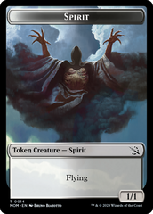 Knight (7) // Spirit (14) Double-Sided Token [March of the Machine Commander Tokens] | Gam3 Escape