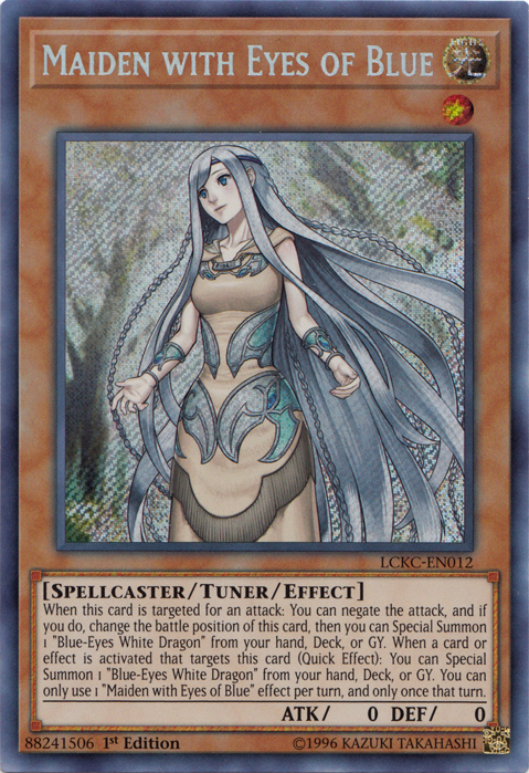 Maiden with Eyes of Blue [LCKC-EN012] Secret Rare | Gam3 Escape