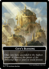 Hamster // City's Blessing Double-Sided Token [Bloomburrow Commander Tokens] | Gam3 Escape